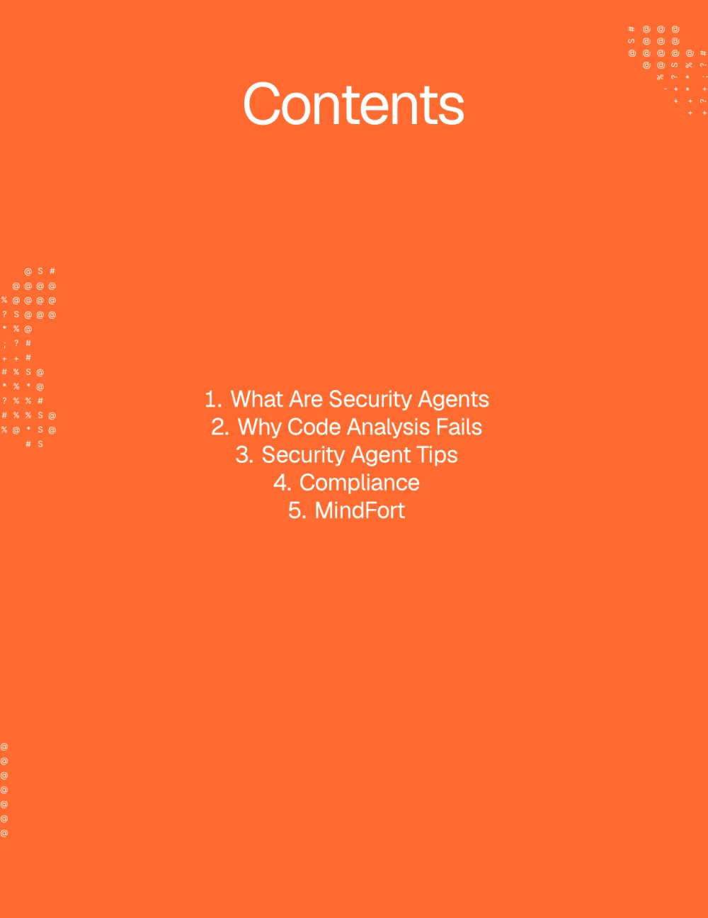 Table of contents preview from the AI Security Playbook for CISOs